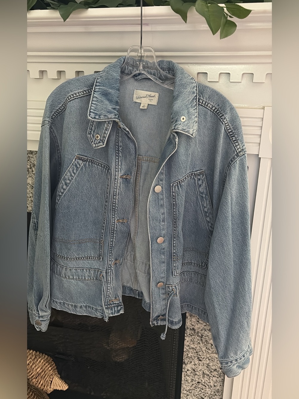 Light Blue Denim Jacket - Women's Casual Jean Coat